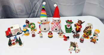 Lot Of (21) Various Holiday Figurines & Misc.