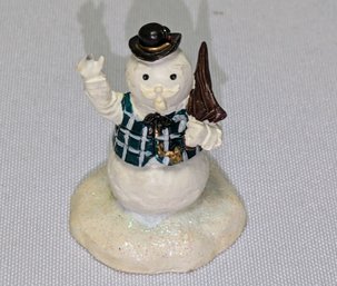 Sam The Snowman Mini Figurine - The Land Of Misfit Toys Collectiton