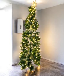 7.5 Lighted Christmas Tree With Lighted Star Topper