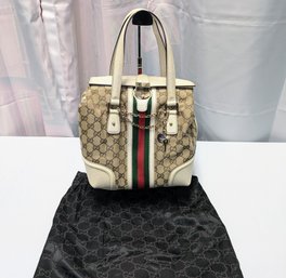 Vintage Gucci GGCanvas Treasure Boston Bag