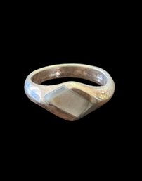 Vintage Sterling Silver Opal Color Ring, Size 7.5