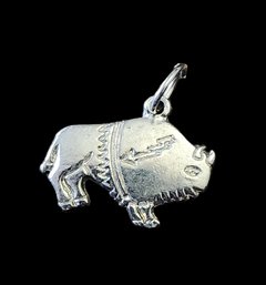 Vintage Native American Inspired Buffalo Pendant