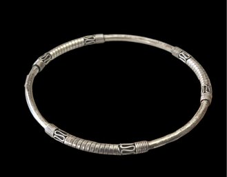 Vintage Sterling Silver Bangle Bracelet