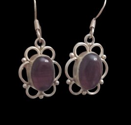 Vintage Purple Color Earrings