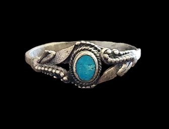 Vintage Native American Sterling Silver Ring, Stamped 925