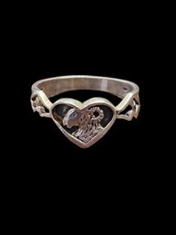 Vintage Sterling Silver Ram Ring, Size 8.5