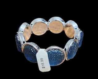 Blue Circle Stones Bracelet