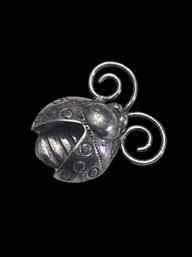 Vintage Sterling Silver Ladybug Pin/Brooch