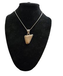 2' Sterling Silver Pendant On A 16' Chain