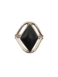 Vintage Onyx Color Ring, Size 9