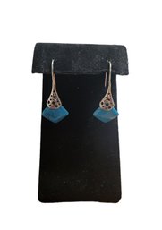 Pretty Silver Tone Earrings