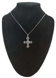 Sterling Silver Cross Pendant On Chain