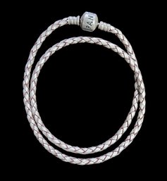 Vintage Sterling Silver Pandora Braided Bracelet