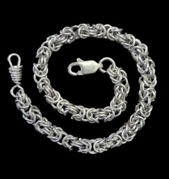 Vintage Sterling Silver Intricate Bracelet