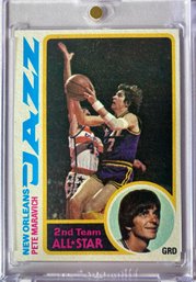 HOF Pete Maravich 1978-99 Topps '2nd Team All Star' Subset Card #80