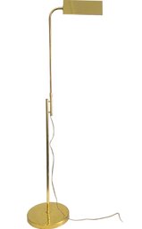 Vintage Brass Floor Reading Lamp By Alsy 47'