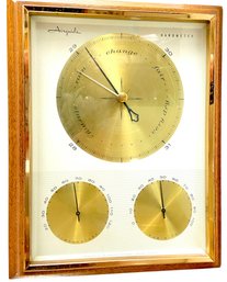 Vintage Airguide Wall Barometer Wall Hanging Weather Station 10.5' X 13.25'