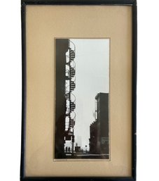 Vintage Signed Framed And Matted Photograph 9.5' X 14.5'