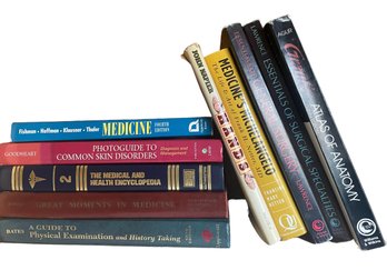 Collection Of Ten Medical Books