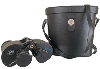 Nice Pair Of SWIFT 'Skipper Mark 1' Binoculars In Leather Case