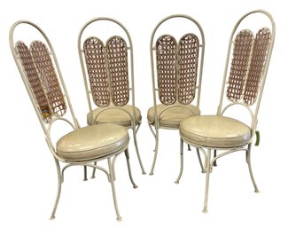Four Mid Century Kitchen Chairs Designed By Bernie Burge 18' X 17' X 34'