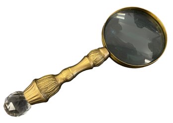 Ornate Brass Magnifying Glass