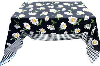 French Country Cotton Table Cloth With Daisys (G)