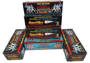 Six Boxes Of Sportflics Baseball Cards (I)