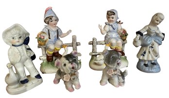 Collection Of Vintage Porcelain Figurines