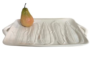 Vintage California Pottery Corn Platter