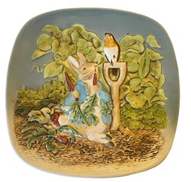 1980 Beswick Beatrix Potter Bunny Plate