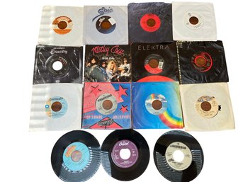 Collection Of 45 Pop Records From The 1980 And 1990s