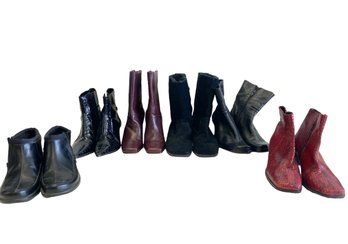 Six Pairs Of Womens Boots Size 7.5 (E)