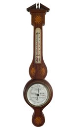 Antique Nautical Thermometer And Barometer By Short & Mason