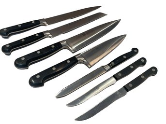 Seven J.A Henkles Chefs Knives
