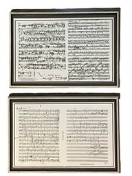 Two Reproduction Of Opera Music Sheets (Z)
