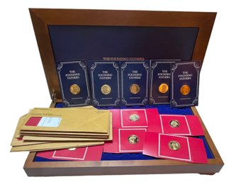Forty Nine - One Ounce .999 Silver Coins -  'America's Founding Fathers' Franklin Mint