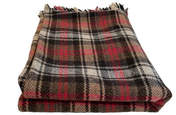 Vintage Scottish Wool Blanket (P)
