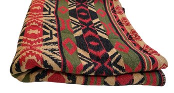 Vintage Ralph Lauren Cotton Blanket (F)