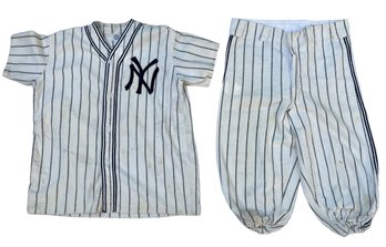 Vintage NY Yankees Child's Pin Stripe Uniform