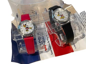 Vintage Mickey & Minnie Mouse Watches By Lorus