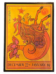 1970s Capricorn Horoscope Poster 22' X 30'