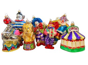 Seven Kurt Adler 'Circus Collection' Polonaise Ornaments