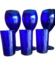 Cobalt Blue Wine Glasses And Tumblers