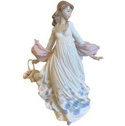 Lladro Spring Splendor Woman Figurine