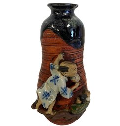 Antique Sumida Gawa Signed Vase
