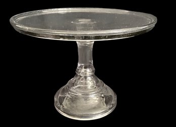Vintage Glass Cake Pedestal