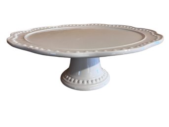 Ceramic Pedestal Cake Plate