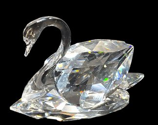 Small Swarovski Crystal Swan (A)