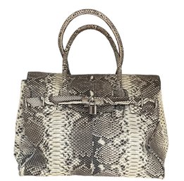 Bodhi Python Satchel - Vero Pitone - Made In Italy